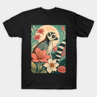 Floral lemur T-Shirt
